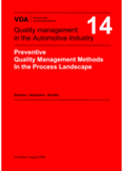 VDA 14  Preventive Quality Management Methods in the Process Landscape / 1st edition 2008